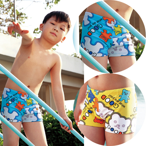 Maillot de bain garçon SEA BBOT en nylon - Ref 2543471