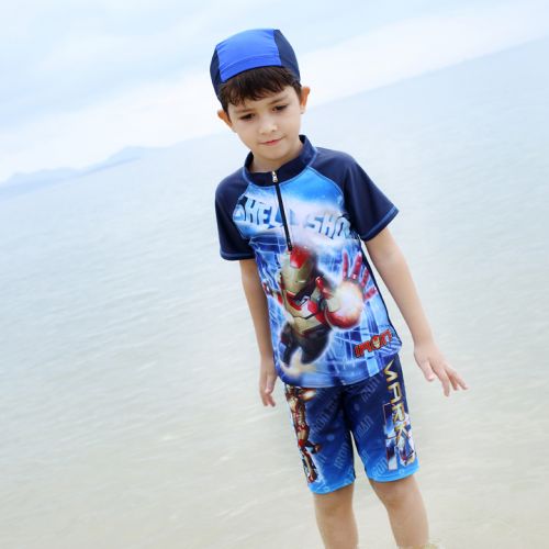 Maillot de bain garçon en polyester - Ref 2543536