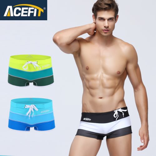 Maillot de bain homme ACEFIT en nylon spandex - Ref 2502027