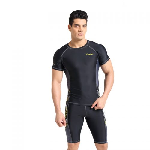 Maillot de bain homme SAQINER en nylon spandex - Ref 2502066
