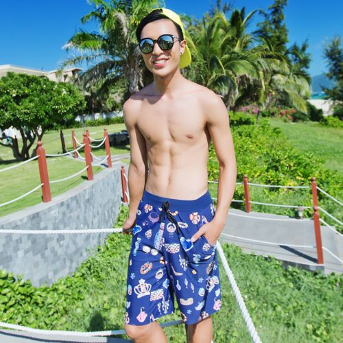 Maillot de bain homme en nylon spandex - Ref 2510327