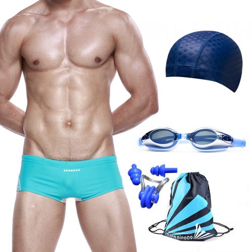 Maillot de bain homme SEOBEAN en nylon spandex - Ref 2531171