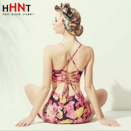 Maillot de bain pour femme HHAMPNT en Nylon Spandex Polyester - Ref 3030162