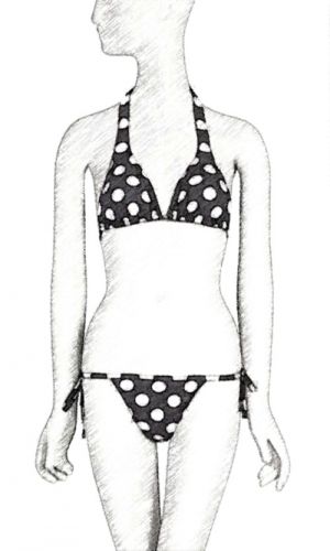 Maillot de bain pour femme DOLCE AMP GABBANA - Ref 3034883