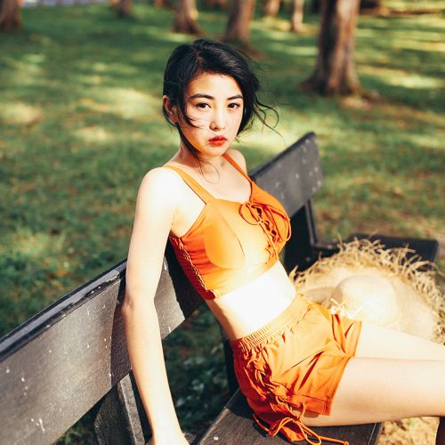 Maillot de bain pour femme LOFORWA DEER  ENTERPRISE DEER en Spandex Polyester - Ref 3038535