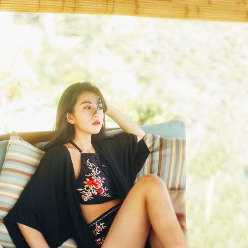 Maillot de bain pour femme LOFORWA DEER   en Spandex Polyester - Ref 3038712