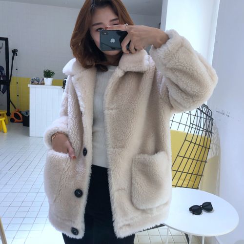 Manteau de fourrure femme en Laine - Ref 3171572