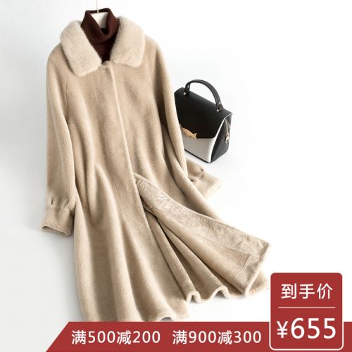 Manteau de fourrure femme en Laine - Ref 3171610