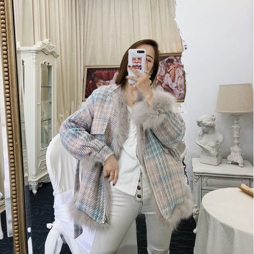 Manteau de fourrure femme en Laine - Ref 3171611