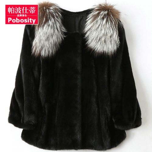 Manteau de fourrure femme POBOSITY en Cheveux vison - Ref 3171651