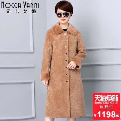 Manteau de fourrure femme NOCCA VANNI NOKA - Ref 3171711