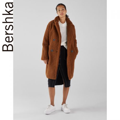 Manteau de fourrure femme BERSHKA - Ref 3171717