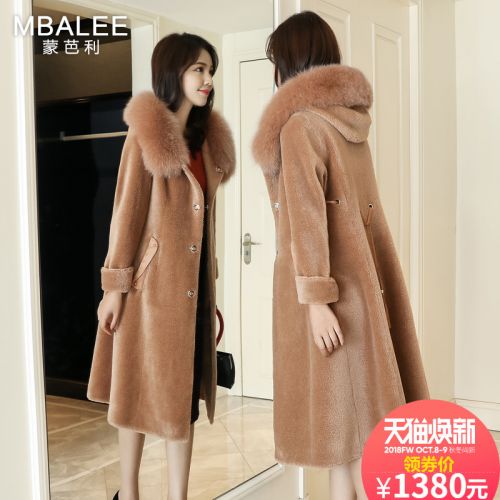 Manteau de fourrure femme MBALEE - Ref 3171757