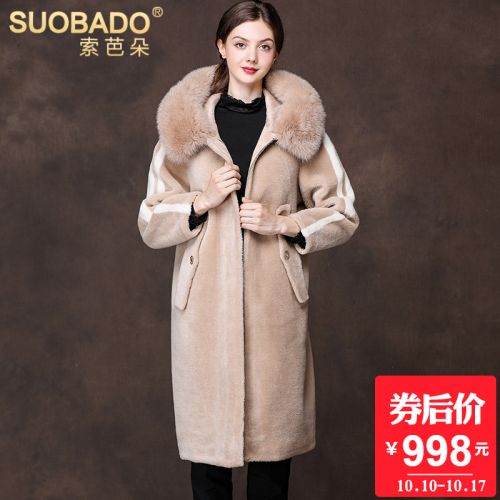 Manteau de fourrure femme SUOBADO - Ref 3171794