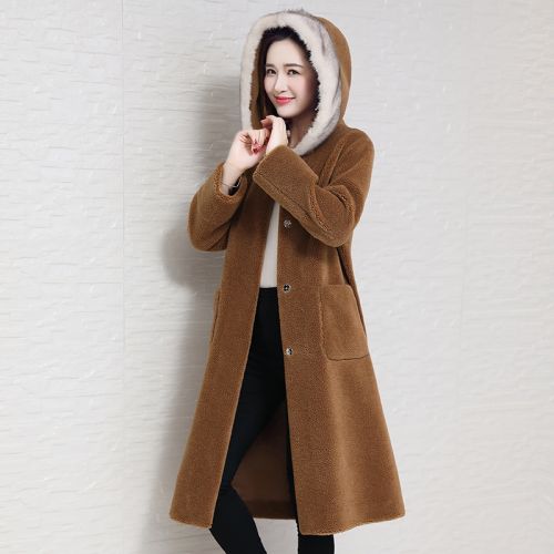 Manteau de fourrure femme en Cheveux vison - Ref 3171937