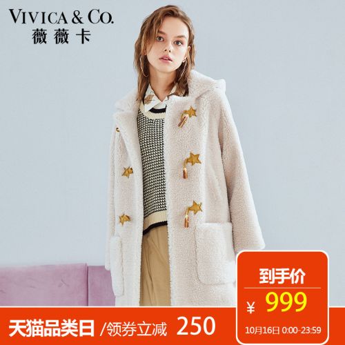 Manteau de fourrure femme VIVICAAMPCO - Ref 3172144