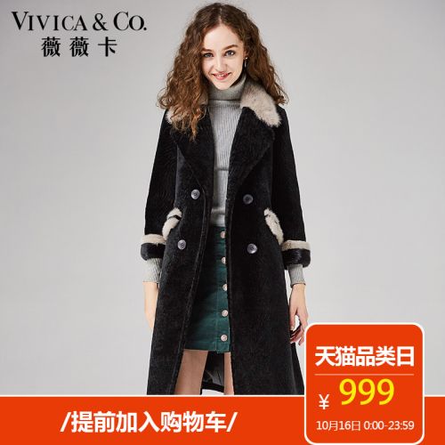 Manteau de fourrure femme VIVICAAMPCO - Ref 3172145