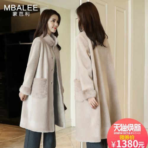 Manteau de fourrure femme MBALEE - Ref 3172159