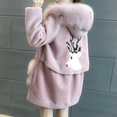 Manteau de fourrure femme BU.SUNEST - Ref 3172170