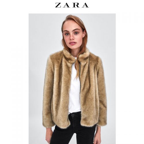 Manteau de fourrure femme ZARA en Fausse - Ref 3172207