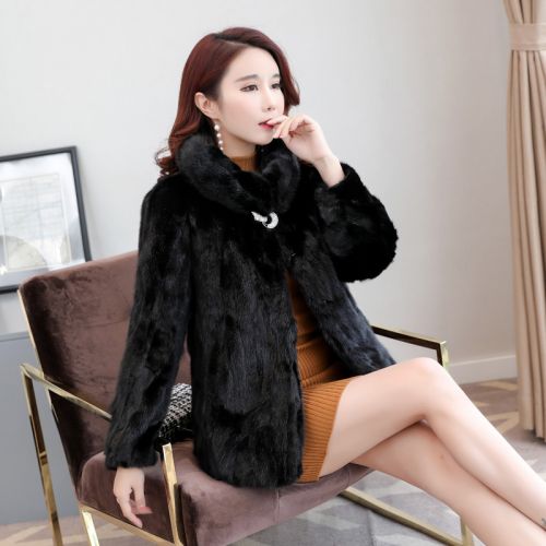 Manteau de fourrure femme TNNG en Cheveux vison - Ref 3172570