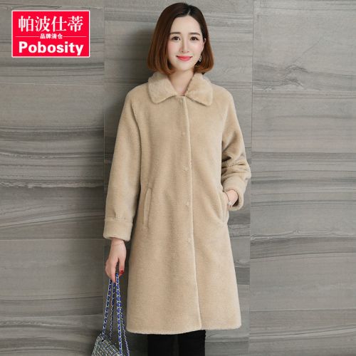 Manteau de fourrure femme POBOSITY en Cheveux vison - Ref 3172602