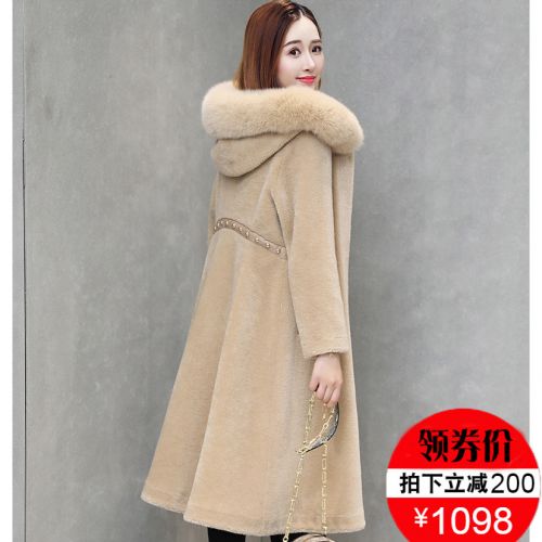 Manteau de fourrure femme SENMONO - Ref 3172631