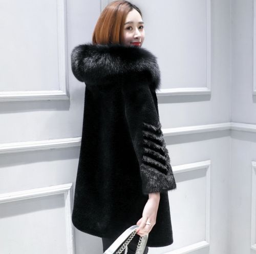 Manteau de fourrure femme en Cheveux vison - Ref 3172700