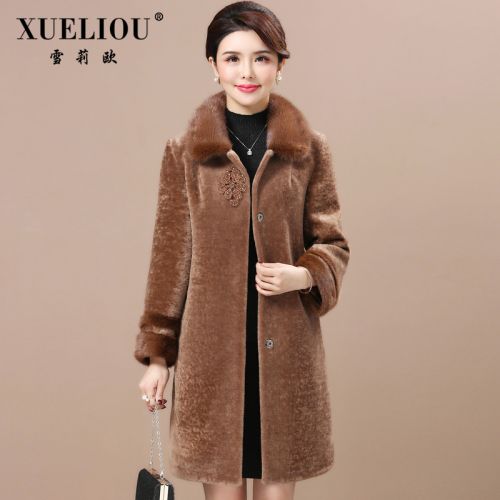 Manteau de fourrure femme en Cheveux vison - Ref 3172778