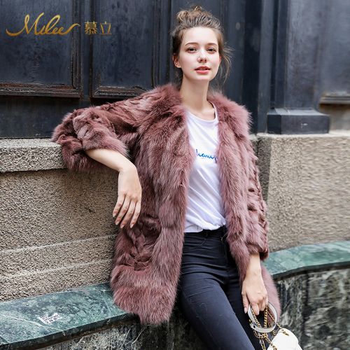 Manteau de fourrure femme MULEE - Ref 3172876
