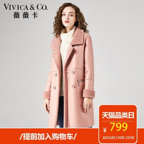 Manteau de fourrure femme VIVICAAMPCO - Ref 3173837