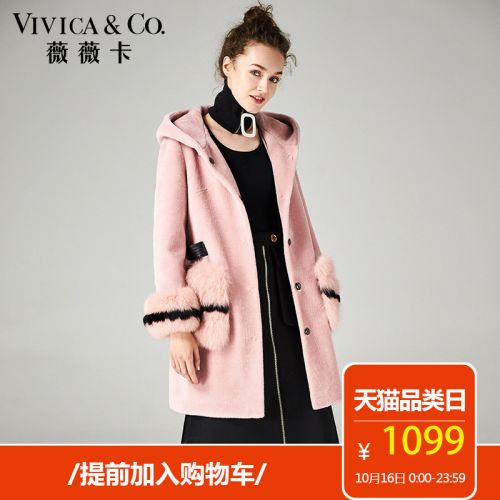 Manteau de fourrure femme VIVICAAMPCO - Ref 3173864
