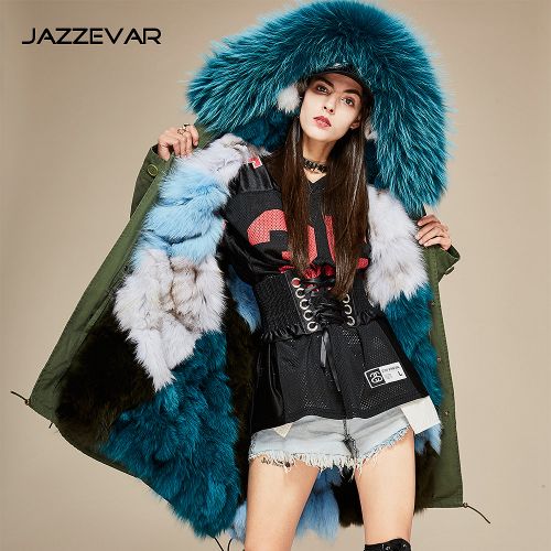 Manteau de fourrure femme JAZZEVAR - Ref 3174132