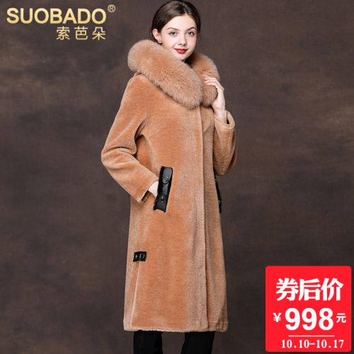 Manteau de fourrure femme SUOBADO - Ref 3174821