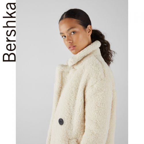 Manteau de fourrure femme BERSHKA - Ref 3175068