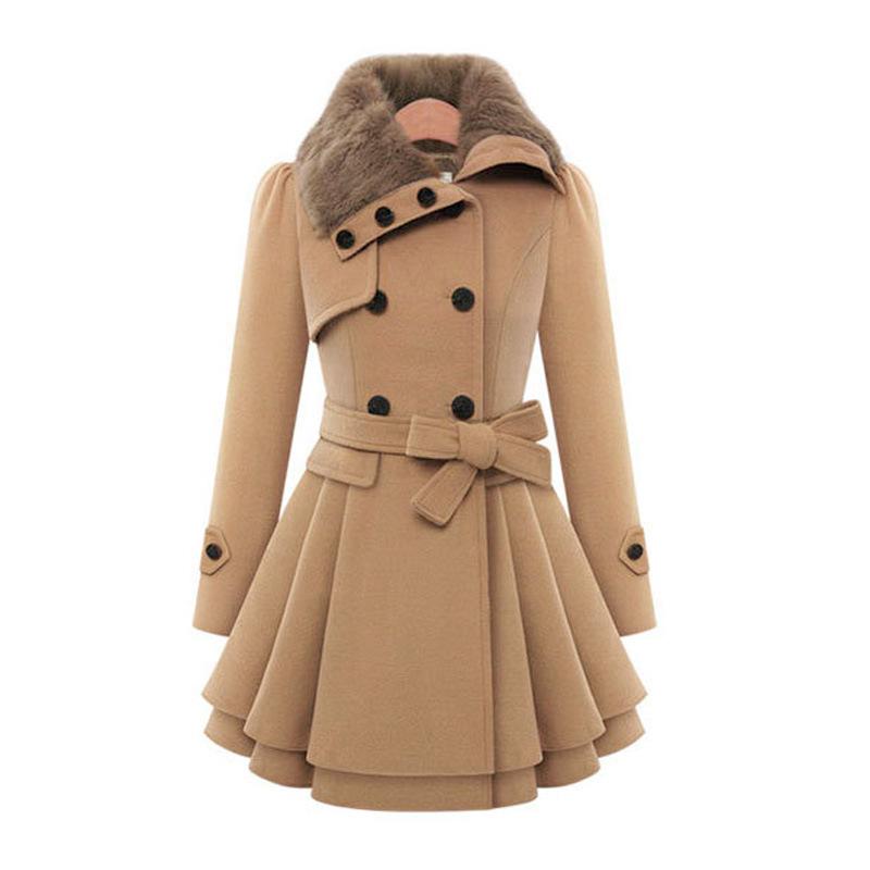 Manteau de laine femme - Ref 3416643
