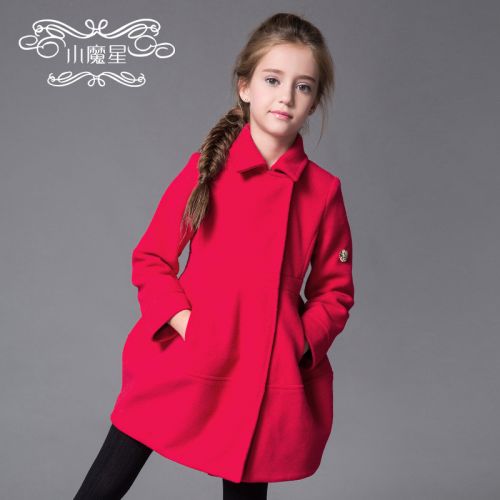 Manteau pour fille LUCKY EYE en laine - Ref 2161445