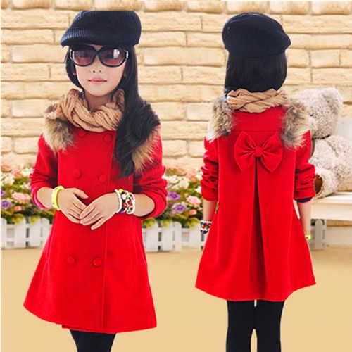 Manteau pour fille en cachemire - Ref 2161452