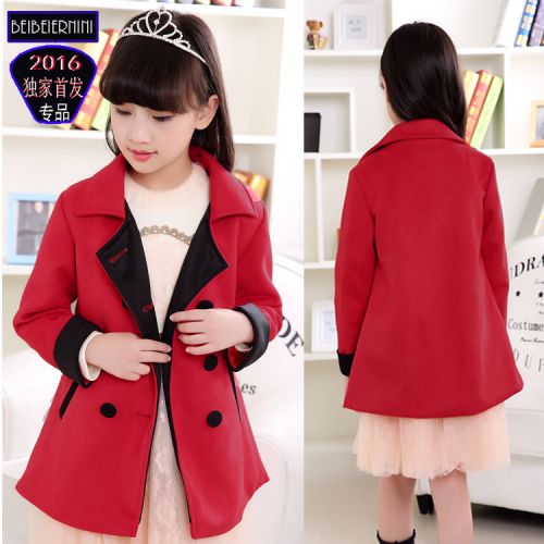 Manteau pour fille en laine - Ref 2161454