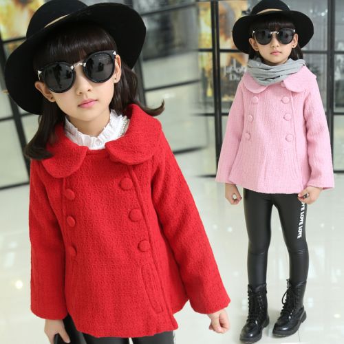 Manteau pour fille en laine - Ref 2161456