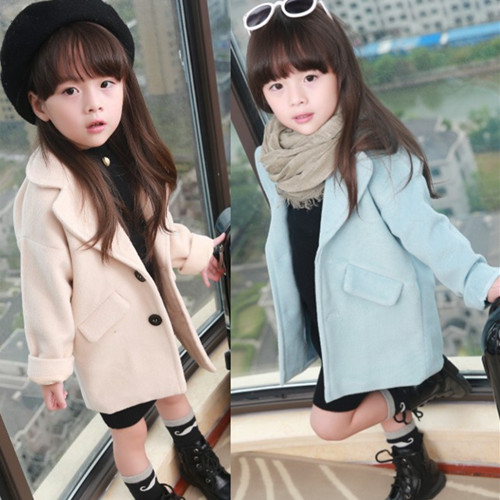 Manteau pour fille en mélange - Ref 2161474