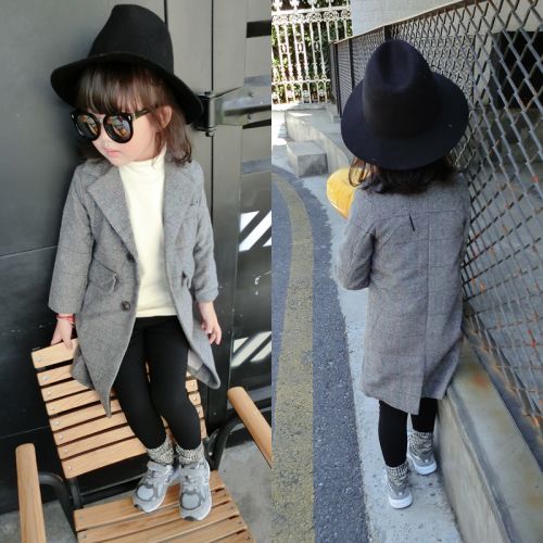 Manteau pour fille en mélange - Ref 2161493