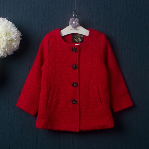 Manteau pour fille en mélange - Ref 2161505