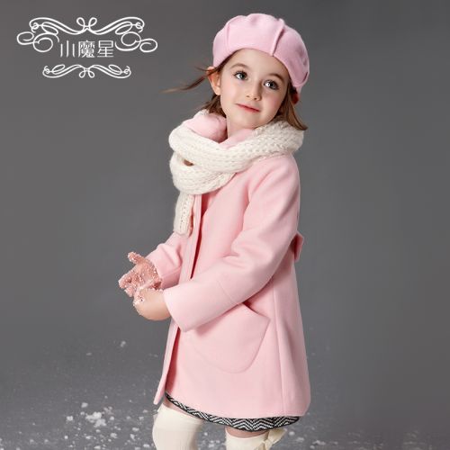 Manteau pour fille LUCKY EYE en laine - Ref 2161515