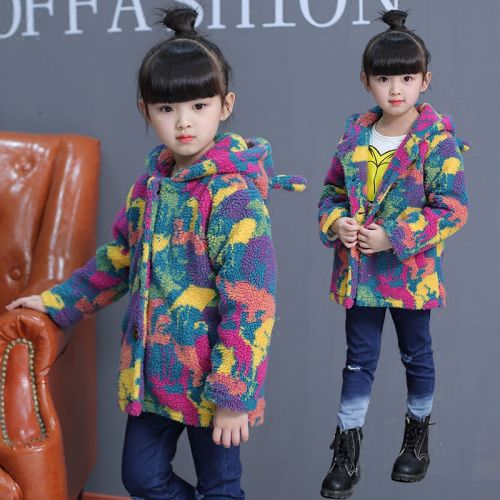 Manteau pour fille JUNMAN en de laine - Ref 2161519