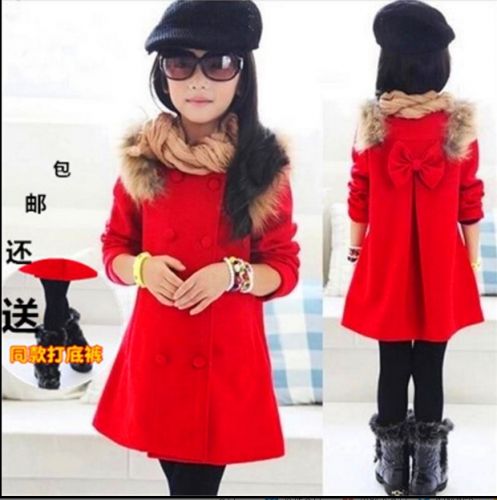 Manteau pour fille en cachemire - Ref 2161525