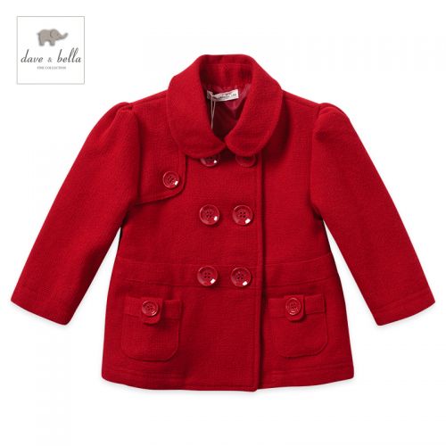 Manteau pour fille DAVEBELLA en laine - Ref 2161538
