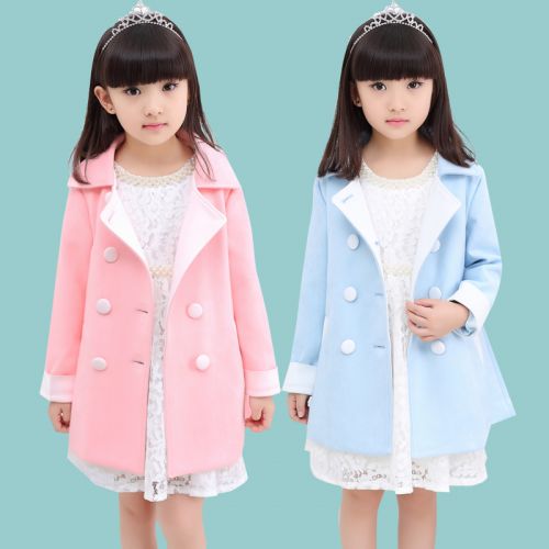 Manteau pour fille en laine - Ref 2161543