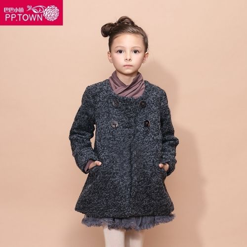 Manteau pour fille PPTOWN en laine - Ref 2161553