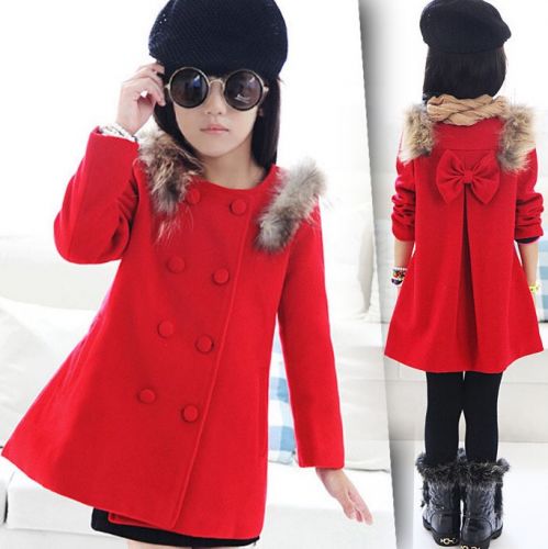 Manteau pour fille en laine - Ref 2161575